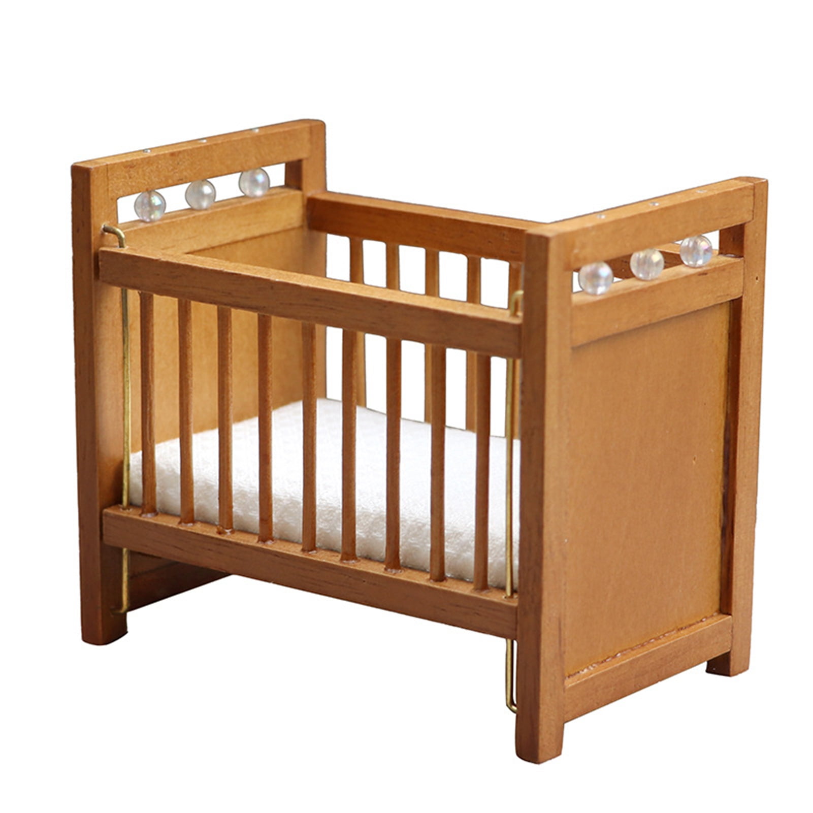 Skindy Fine Craftsmanship Mini Baby Bed Wearresistance White