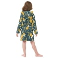 thumbnail image 7 of FORMRS Kids Bathrobe Unisex Hooded Robe Toddler Pajamas Sleepwear, Size 2-3T, Blue Lemons, 7 of 7