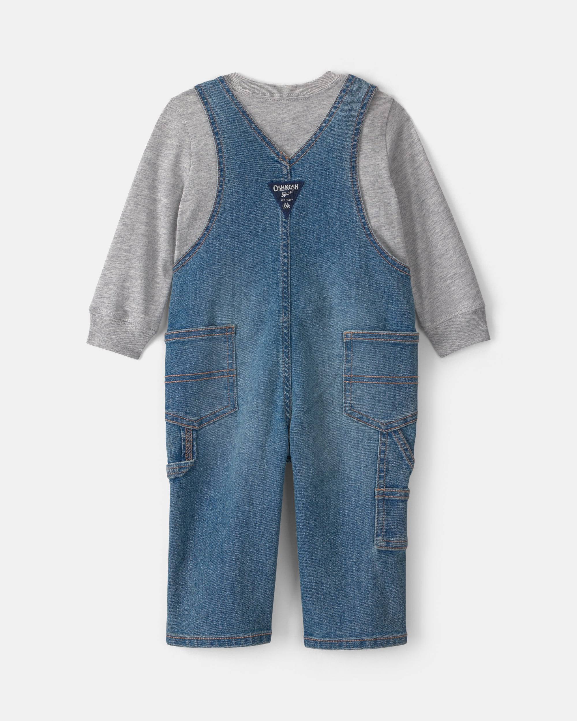 Oshkosh B'gosh Baby Overall and Top Set, 2-Piece, Sizes 3 Months - 24 Months