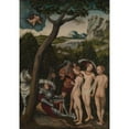 thumbnail image 3 of Lucas Cranach the Elder 18x24 Black Modern Framed Museum Art Print Titled - The Judgment of Paris (ca. 1528), 3 of 5