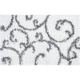 thumbnail image 3 of Bliss Rugs Transitional Floral 2' x 3' White and Gray Polypropylene Indoor Area Rug, 2' x 3', 3 of 10