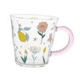 thumbnail image 3 of Taza de Café BLESIY de Cristal Floral 400ml, Taza de Té Resistente al Calor, 3 of 8