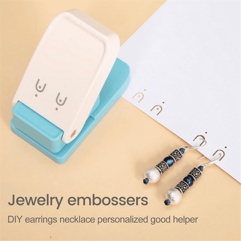 DIY Necklace Card Paper Punch Reusable Earrings Card Hole Puncher - Main Image