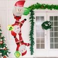 thumbnail image 1 of Inflables navideños de Papá trepador, decoraciones navideñas para exteriores, adornos navideños de 2,4 m, accesorios fotográficos para ventanas, 1 of 8