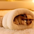 thumbnail image 2 of Cat Sleeping Bag, Suave Felpa Bolsa de Dormir para Gatos, Invierno Cama para Gato y Perro Chico, Casa para Gato Interior Lavable, Portátil Cueva Gatos, 2 of 3