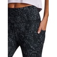 thumbnail image 4 of RBX Active Women's Blurred Effect Squat Proof Ultra Hold Capri Legging with Pockets, 4 of 4