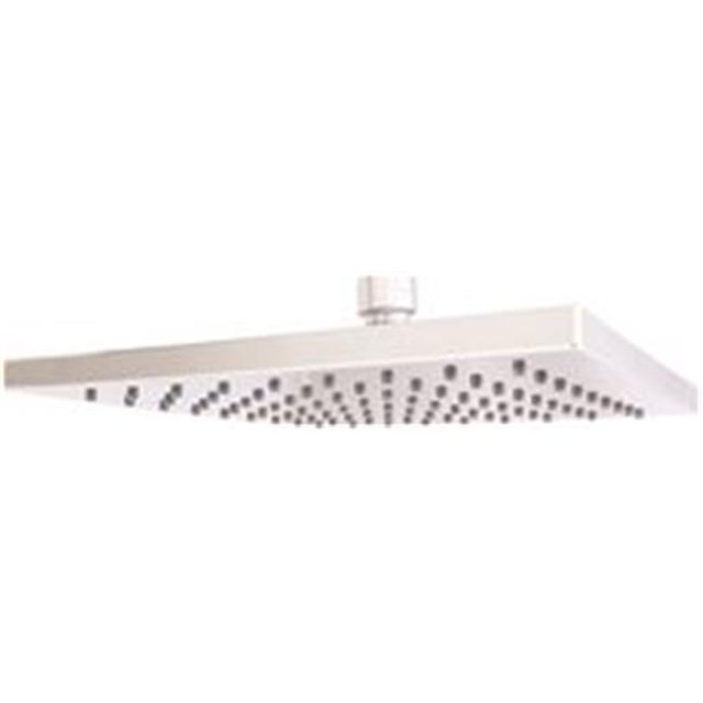 Premier 3558091 Tête de Douche Carrée à Fonction Unique & 44; Finition Chromée - 8 Po.