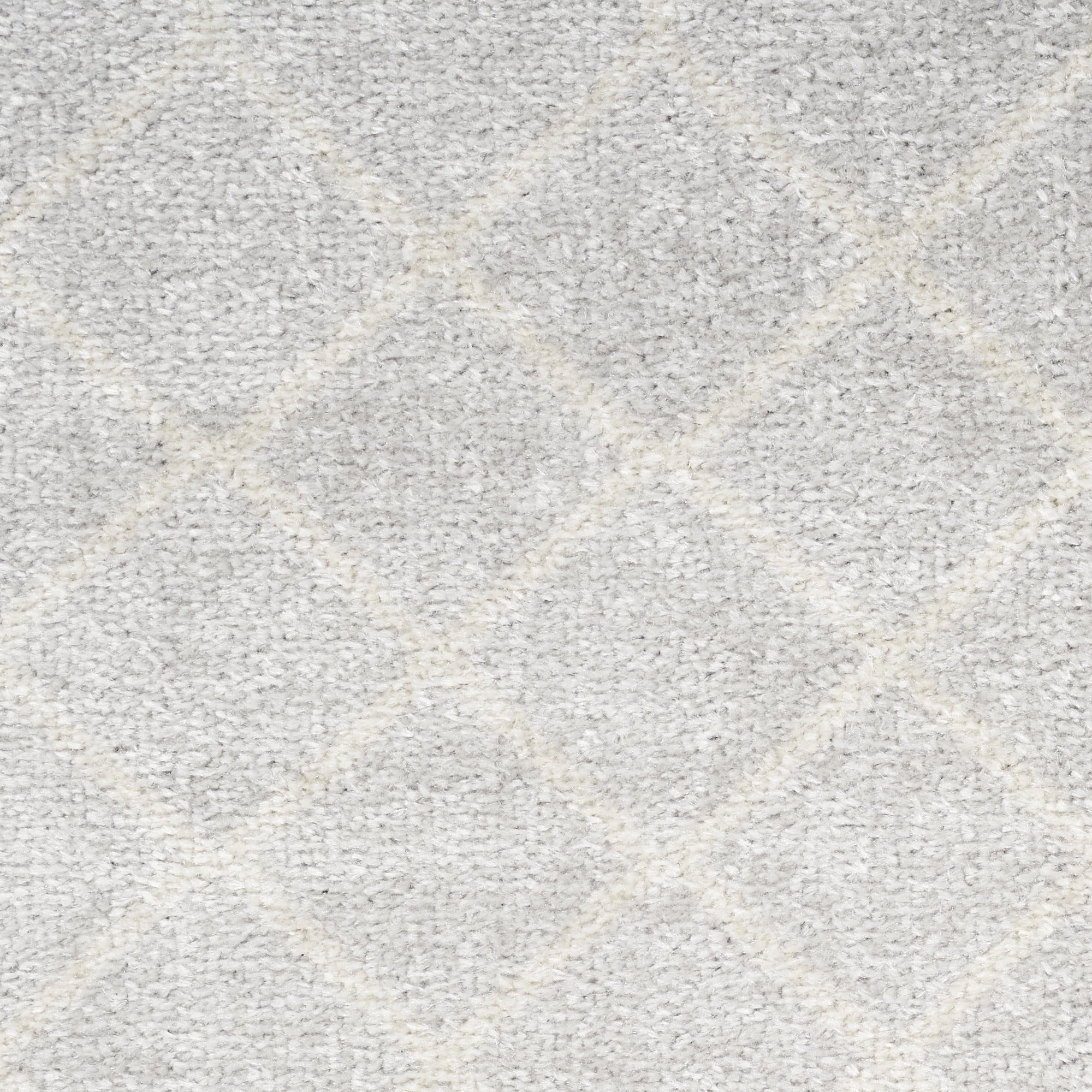 Nourison Astra Machine Washable Moroccan Grey 6'7" x 9' Area Rug (7x9)