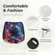 thumbnail image 4 of Balery Outer Space Floating Numbers And Letters Pantalones cortos deportivos para mujer con forro y dos bolsillos, elásticos, para entrenamiento, gimnasio, yoga-XX-Large, 4 of 7