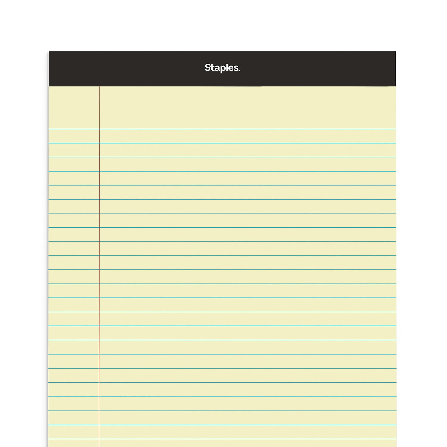 MyOfficeInnovations Notepads 8.5" x 14" Wide Yellow 50 Sheets/Pad 12 Pads/PK (26830) 163857