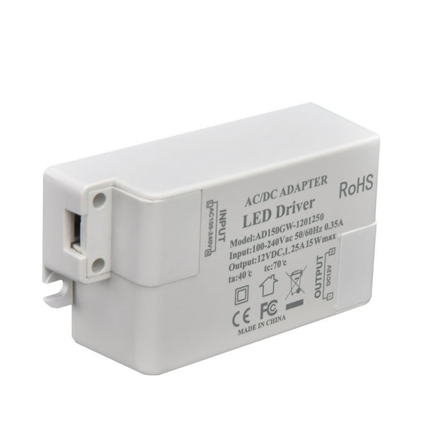 Controlador LED, Lámparas De Protección De Iluminación Interior Controlador LED Regulable De Seguridad Cerrado Pequeño Para Luces De Escaparate Para Luces De Gabinete Para ANGGREK Otros