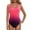 D198/Light Pink, variant on Afdoent Women One Piece Swimsuits Women's Athletic Racerback Bathing Suit Gradient Swimsuit Women's Clothing