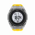 thumbnail image 1 of Reloj de Hombre Digital Steiner Traslúcido 5 Atm Wateresist Amarillo, 1 of 4