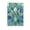 Abstract Floral Stained Glass, variant on Violet Red Floral Stained Glass Garden Flag 12X18 Double Sided Yard Flags for Outside Outdoor All Seasonal Decoration