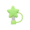 thumbnail image 2 of Dyegold Silicone Straw Cover Cap Set 6 Pack Cute Star Shaped Dustproof Reusable Straw Topper for Tumbler Cup Water Bottle Accessories Dishwasher Safe, 2 of 6