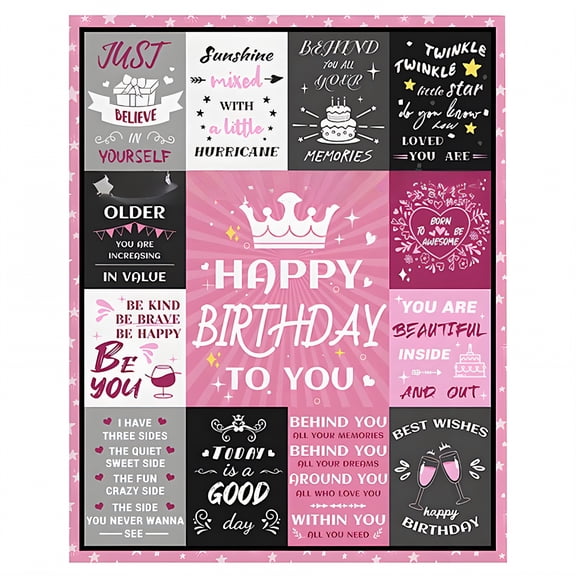 AUQ Throw Blanket,Machine Wash Support Soft Throw Blanket,Stylish Relaxing Cover,Bed Blanket,Style1,40*60in