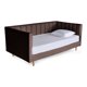 thumbnail image 3 of Cama Individual De Lino Chocolate Modelo Collins Makora NO Incluye 1 Colchón, 3 of 8