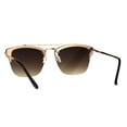 thumbnail image 4 of Rimless Designer Mens Fashion Luxury Sunglasses Gold Brown, 4 of 4