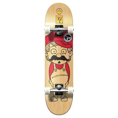 Yocaher Graphic Complete 31" x 7.75" Skateboard - Retro Series - Stache