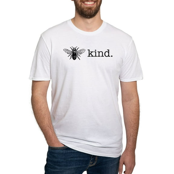 CafePress - Be Kind T Shirt - Fitted T-Shirt, Vintage Fit Soft Cotton Tee