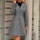 thumbnail image 5 of AUNVITO Women's Solid Color Casual Thick Fleece Coat Stand Collar Lined Button Fur Trim Pockets Warm Winter Long Sleeve Jacket, 5 of 9