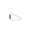 🍒 White_Base#2787, variant on Foldable Plastic Clothes Hanger Space Saving Wall Mounted Storage Rack for Home Closet