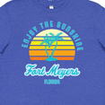 thumbnail image 4 of Inktastic Summer Enjoy the Sunshine Fort Meyers Florida in Blue Youth T-Shirt, 4 of 5