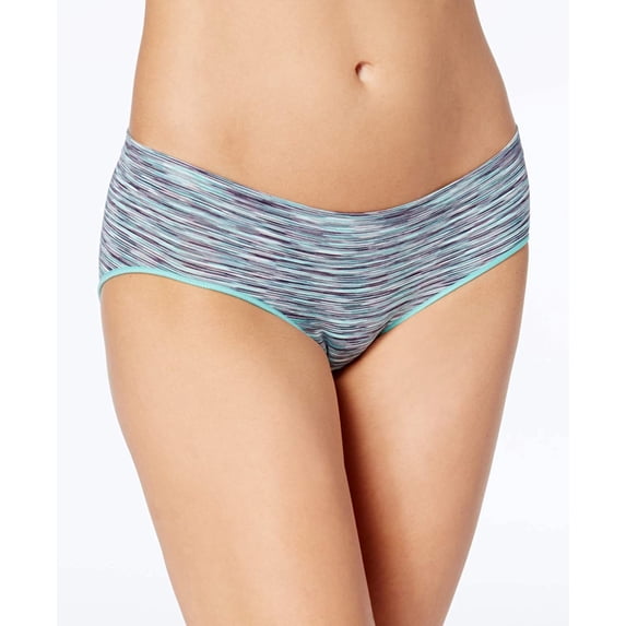 Jenni Women's Cotton Lace Trim Hipster, Nairobi Space Dye, XL