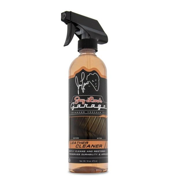 Jay Leno's Garage Leather Cleaner (16 oz) Clean & Protects Car