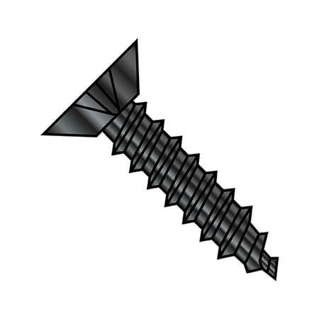 

10-12X3/4 Phillip Flat Undercut Self Tapping Screw Type A Fully Threaded Black Oxide (Pack Qty 8 000) BC-1012APUB