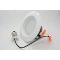 thumbnail image 6 of 8 Pack Bioluz LED 4-inch 10 Watt 90 CRI Dimmable LED Retrofit Recessed Lighting Fixture - 3000K LED Ceiling Light 700 Lumens Recessed Downlight UL-listed (non-beveled) (B409W-3K650-90-8), 6 of 7