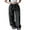 Black, variant on Michellecmm Women Loose Cargo Pants Casual Solid Color Elastic Waist Wide Leg Joggers Trousers with Pockets for Streetwear