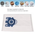 thumbnail image 3 of Vacuum Cleaner Dust Bags For  GN, 5Pcs Replacement Vacuum Cleaner Bags, Vacuums Cleaner Filter Bags, Accessory For Vacuum Cleaner, Self Locking, 3 of 8