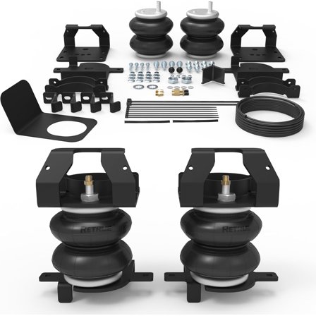 RETRUE Rear Air Bags Suspension Kit for 2011-2025 Chevrolet Chevy Silverado GMC Sierra 2500HD 3500HD Truck Towing, 5000 Lbs of Load Leveling Capacity, Replacement for Firestone 2613 Ride Rite Airbags