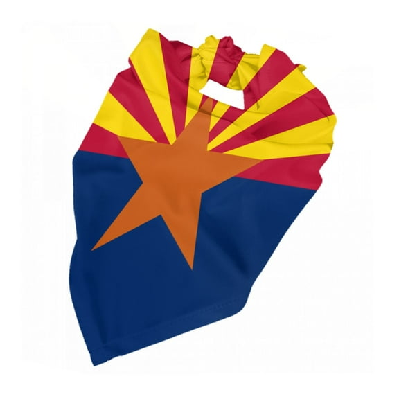 Arizona Flag Puppy Bandana Printing Dog Bib Scarf For Small Medium Large Dogs Cats Pets