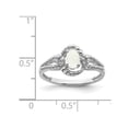 thumbnail image 4 of 3/10 Carat (ctw) Opal Lab Created Sterling Silver Ring, 4 of 5