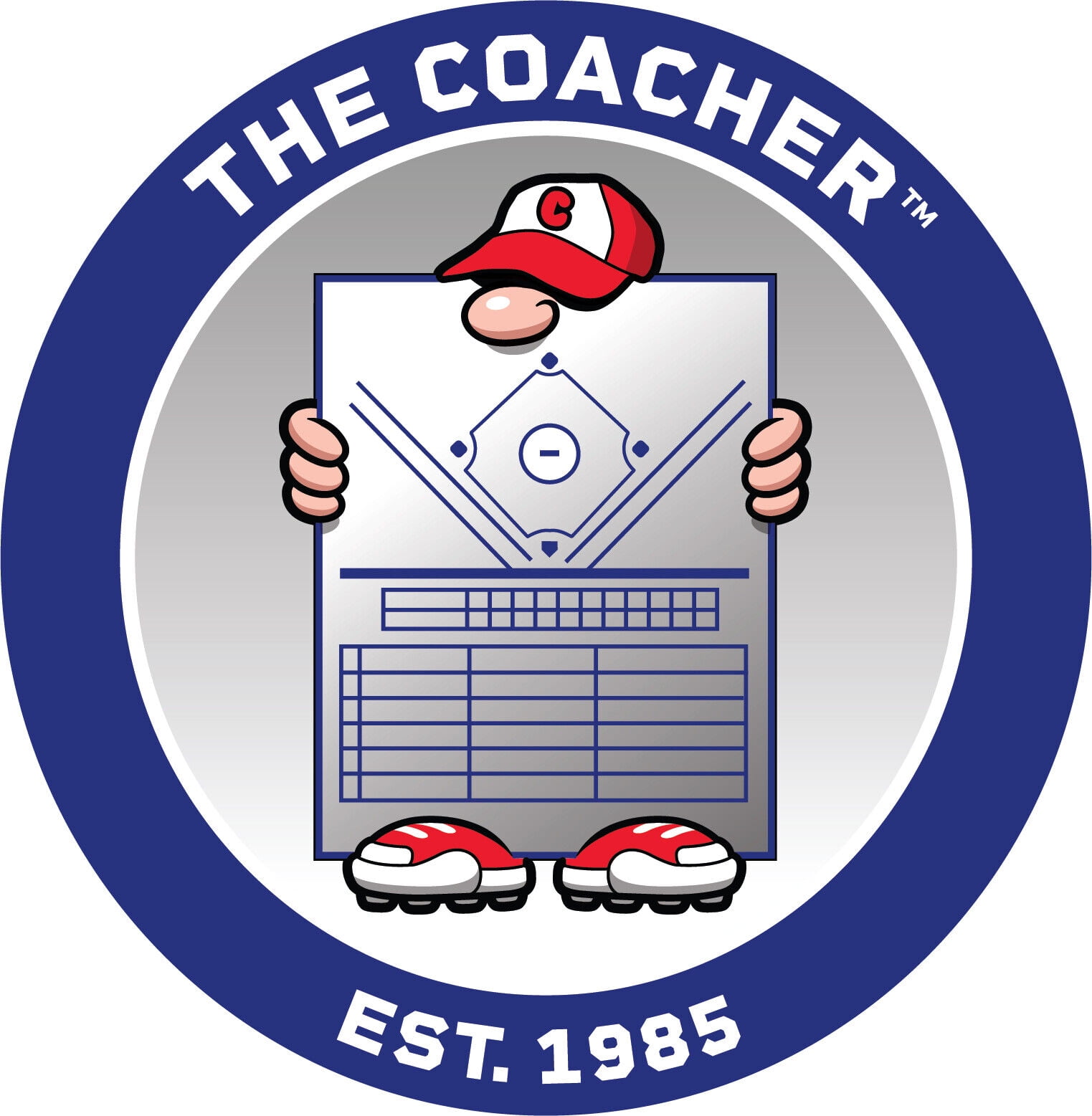 Coacher Magnetic Baseball Lineup Board