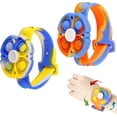 thumbnail image 1 of 2 paquetes de reloj giratorio pop, burbujas de empuje giratorias Fidget sensorial fiesta favorece juguete para niños, autismo necesidades especiales alivio del estrés mano dedo pre, 1 of 5
