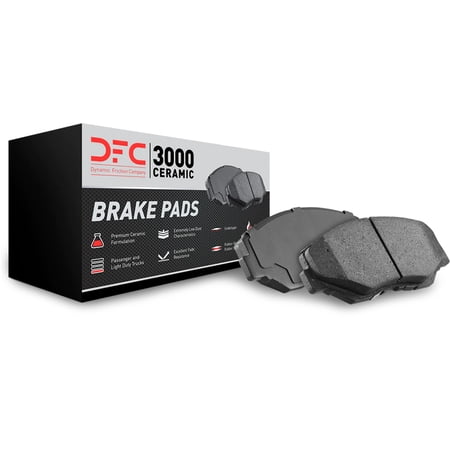Tesla Model S DFC 3000 Ceramic Front Disc Brake Pads, 2014-2021