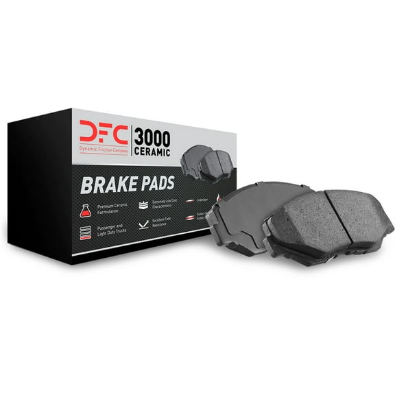 Tesla Model 3 Long Range DFC 3000 Ceramic Front Disc Brake Pads, 2017-2024