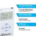 thumbnail image 4 of TENS Unit + EMS System - Combination Dual Channel Electrotherapy + Strength and Recovery System from iReliev, 4 of 9