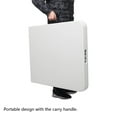 thumbnail image 5 of Hassch 6-Foot Folding Table Outdoor Barbecue Camping Table Courtyard Leisure Portable Table Balcony Table, 350lbs Load, White, 5 of 12