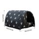 thumbnail image 3 of Billuyoard Casa de poliéster para mascotas, cálida y acogedora, para exteriores, adecuada para todas las razas, casa para gatos, cama para gatos Suministros para gatos Negro SG, 3 of 6