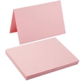 thumbnail image 1 of Paquete de 50 tarjetas rosadas en blanco dobladas de 5 x 7 pulgadas de Toperd, 250 g/m², 1 of 7