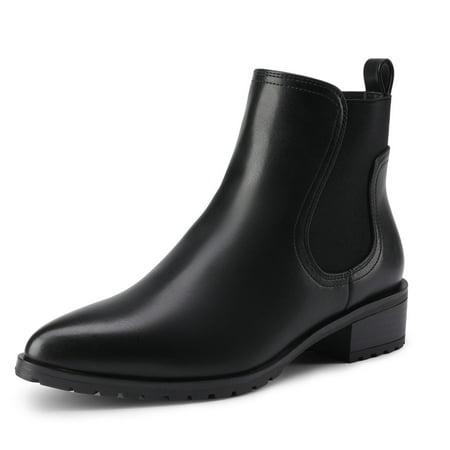 

Women s Ladies Ankle Boots Pointed Toe Elastic Chelsea Platform Booties Shoes US