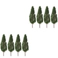 thumbnail image 3 of ORDDIART Set of 20 Realistic Green Plastic Model Trees, 4.3 Inch Scale for Dioramas, Crafts, Train Sets, and Miniature Displays, 3 of 8