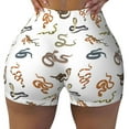 thumbnail image 2 of Fotbe Snake Shorts Sin Costuras – Shorts Deportivos de Cintura Alta para Mujer, Elásticos para Gimnasio, Yoga, Running o Ciclismo-X-Large, 2 of 8