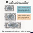 thumbnail image 3 of Kitchen Rugs Sets of 3 Non Slip Washable Kitchen Mats for Floor, Waterproof Kitchen Runner Rug, Floor Mat Carpet for Entryway, Laundry, Sink, Hallway, Bathroom, 3 of 10