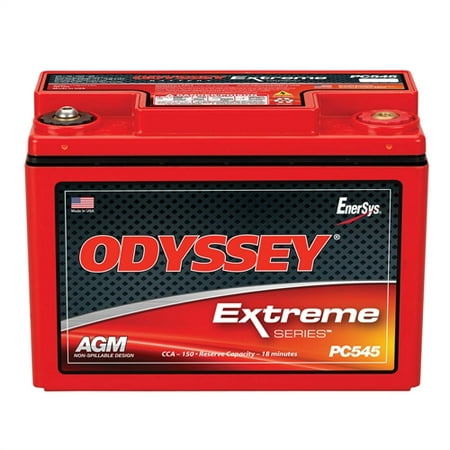 Odyssey Powersports Battery - Cold Crank Amp (CCA)- 150 - Mounting Flexibility - Extreme Temperature Tolerant