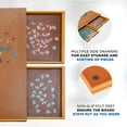 thumbnail image 6 of Jumbl 1000-Piece Wooden Puzzle Board with Sorting Trays, 6 of 9